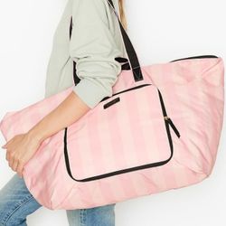 New Victoria Secret Foldable Packable Weekender Bag