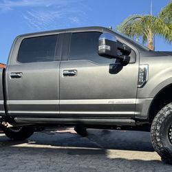 Kmc 445 Impact Custom Black / Ring 17x9 8x170 +0 Offset With Toyo R/T Trail 37x12.50R17 Tires🔥🔥🔥