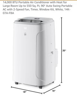 Portable ac/heater combo