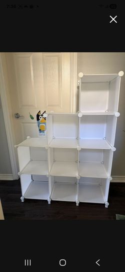 Cube storage unit.