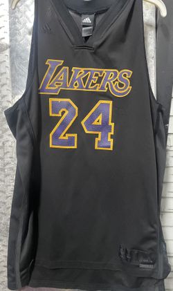  Los Angeles Lakers Kobe Bryant #24 Black Mamba Adidas Jersey