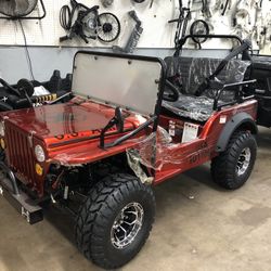 Fully Assembled Gas Jeep 125CC with Reverse 