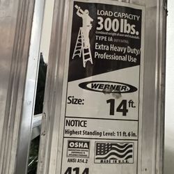Werner 14’ Step Ladder