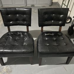 Crocodile Leather Chairs