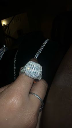 Moissanite Ring Size 13 mens