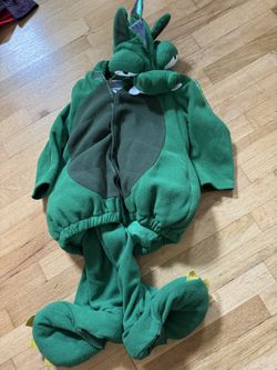 Green 2 Pice Dragon Costume Boys 4T-5T