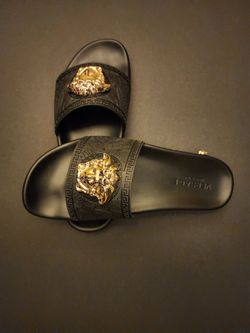 Fashion Versace medulla sandals slides unisex 9.5