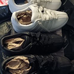 K Swift Shoes Size 6 All White And All Black Branded