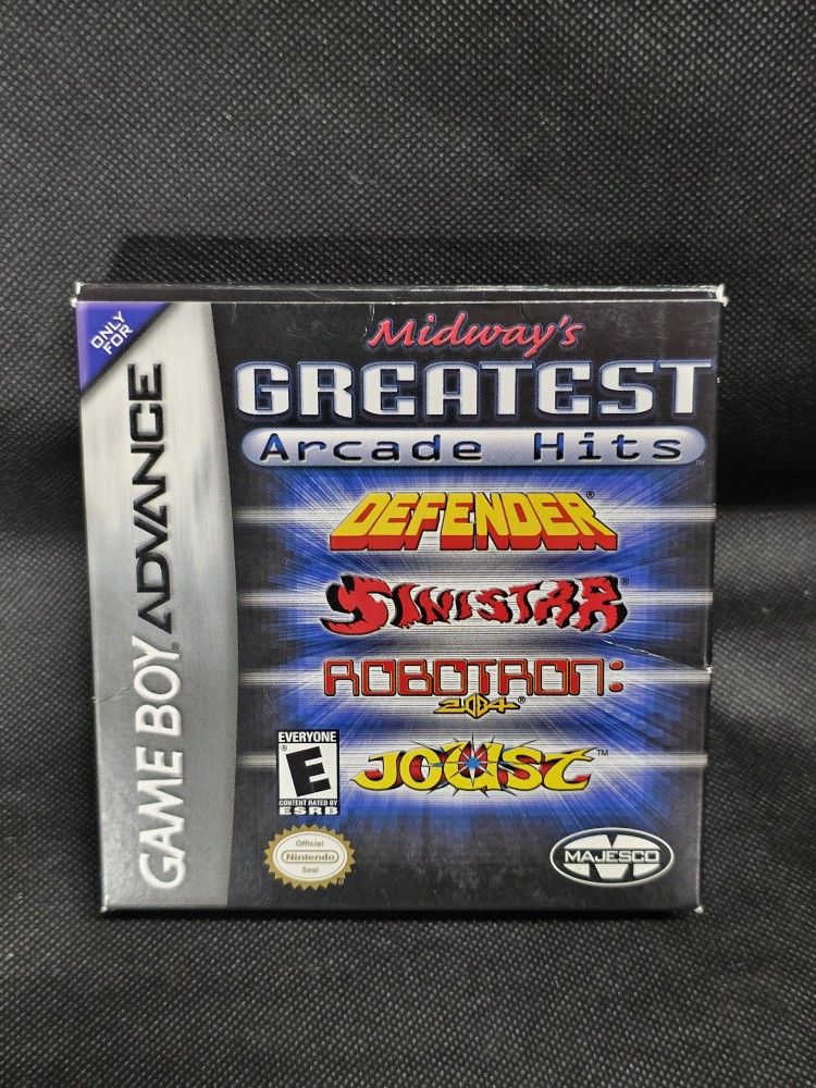 Midway's Greatest Arcade Hits Nintendo GBA 2007 Complete in Box