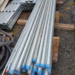 10ft   2"  galvanized conduit