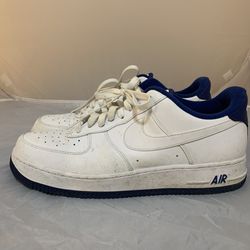 Nike Air Force 1 Low navy white men's shoes size 11 CD0884 102