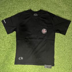 Chrome Hearts T Shirt Black Red Cross Medium