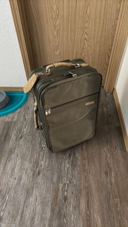 Briggs & Riley Olive Green Carry-On Luggage