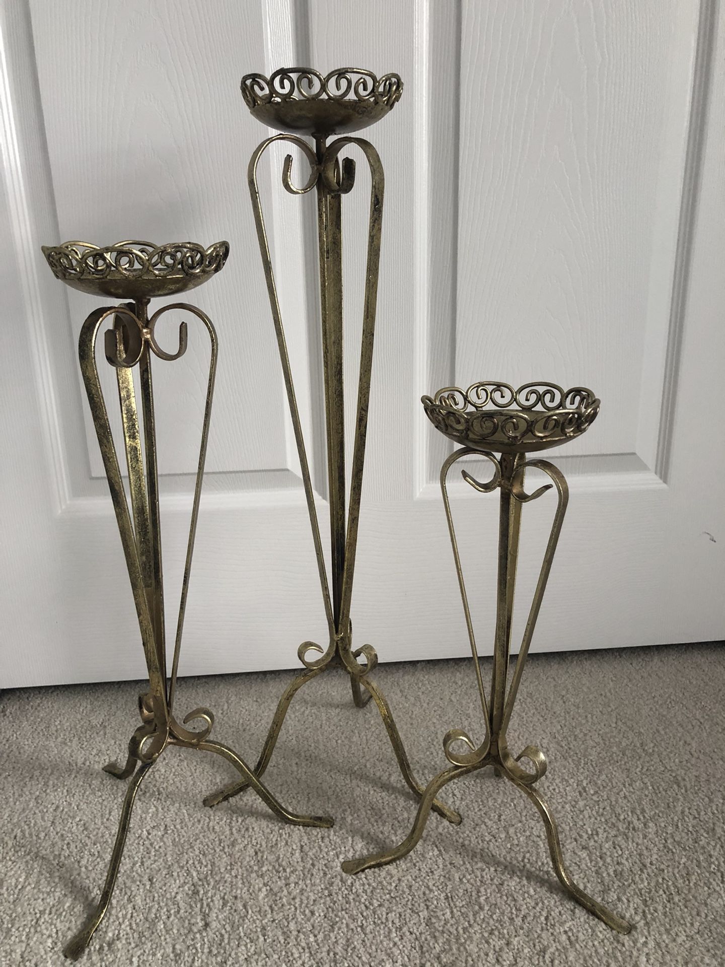 Metal Candles Holders