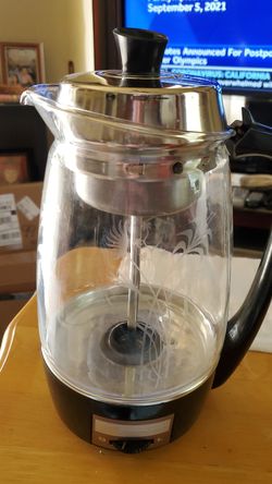 Vintage Proctor and Silex Glass Percolator