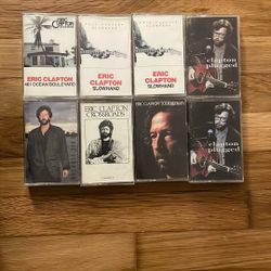 Eric Clapton Cassette Tapes Lot