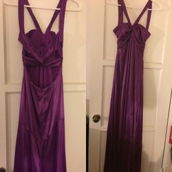 Purple formal dress