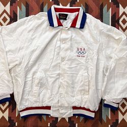 Vtg Pla-Jac By Dun Brooke Olympic Jacket USA 1988 National Team XL (Fits Like M)