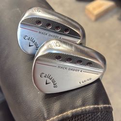 52 And 56 Callaway MD4 Wedges