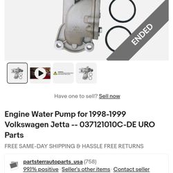 Waterpump For 1(contact info removed) Voltswagon