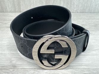 Gucci Interlocking G Supreme Belt 411924 Size 40 (A1D035567)