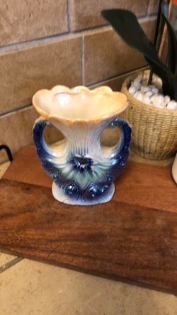 Vintage Ceramic Double-Handled Vase