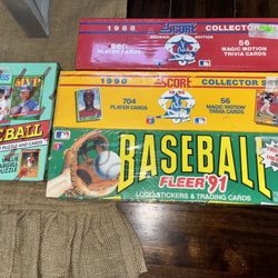 80s And 90s Baseball Card Sets