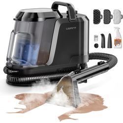 uwant Carpet Cleaner Machine with Steam&Hot&Cold Water System 18Kpa