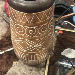 Wooden  Vase
