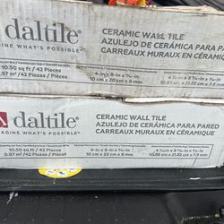 White Tile For Sale (new) 2 Boxes $60 Both 