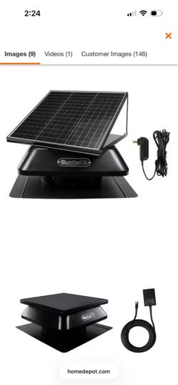 QuietCool Solar-Powered Attic Fan