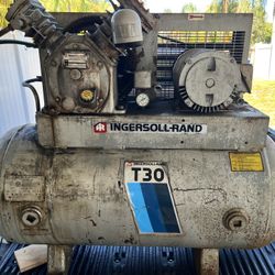  Ingersoll Rand T-30 Air Compressor 