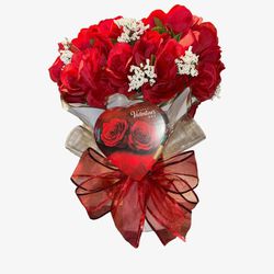 Valentine Baskets Wine Bouquet Love Box