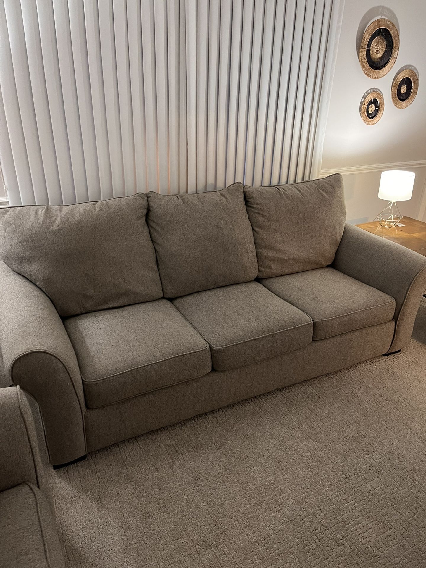 Gray Couch & Loveseat