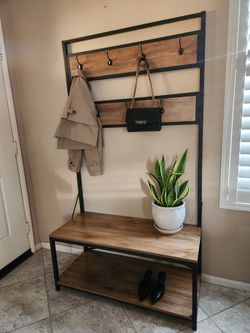 Coatrack/shoerack/entryway furniture
