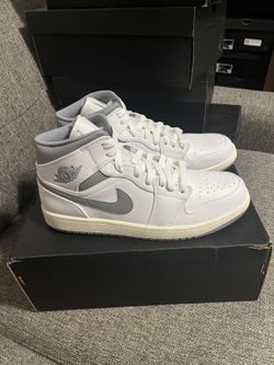 Jordan 1 Mid, Neutral Grey, Size 12, New