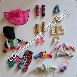 Lol Surprise OMG Doll Replacement Pieces Lot (15 Items)