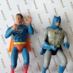 DC Comic Figures 1975 Superman And Batman