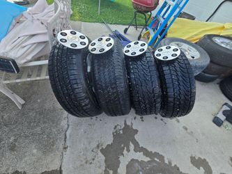 4 tires for sale, suitable for Chevrolet Suburban/Tahoe, GMC, and other vehicles.