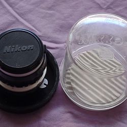 Nikon Nikkor S 35 Mm F28 F Mount Lens With Rare Nippon Kogaku Dome Case