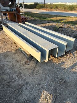 Galvanized metal pieces