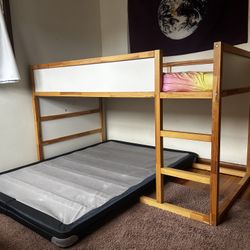 Ikea Kura Bed with custom lower box spring 