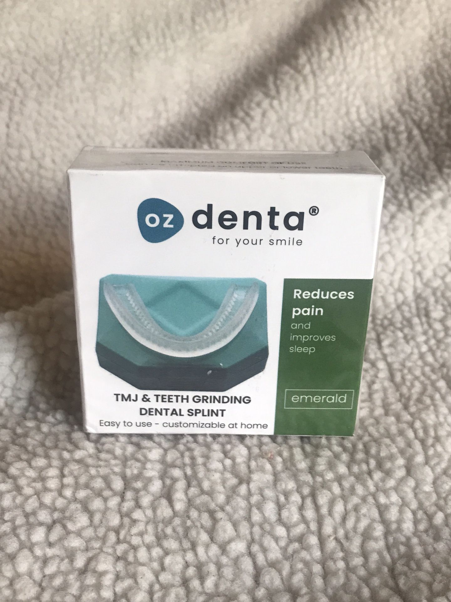 Oz Denta TMJ, Teeth Grinding Splint-emerald