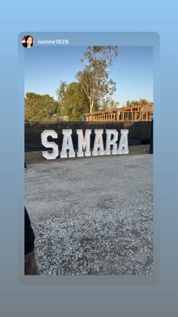 Marquee letters