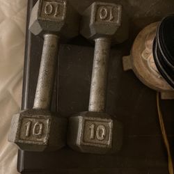 10 pound dumbbells $20
