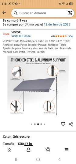 Retractable Patio Awning
