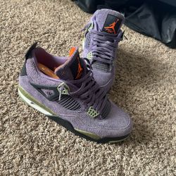 Midnight Purple Jordan 4s Women’s 12 1/2  OR MENS 11 