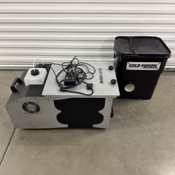 DJY-1500W Fog Machine + Cold Fusion Fog Chiller – Remote