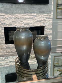 2 PC Vase Set