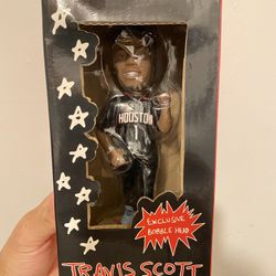 Travis Scott Houston Rockets Bobble head & Houston Astros Bobble heads 